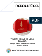 Formações Paroquiais Sobre o Missal Romano - 2023