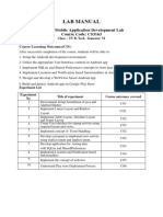 Lab Manual MAD CS3163