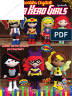 Apostila Digital em Feltro - Super Hero Girls