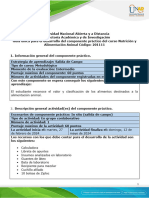 Guía para El Desarrollo Del Componente Práctico - Unidad 3 - Fase 5 - Componente Práctico - Salida de Campo