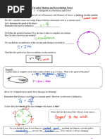 Notes - 1 Centripetal Acceleration and Force Fixed - Key