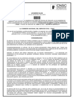 Acuerdo No. 98 Procesos de Seleccion 2530 Fuga Firmado