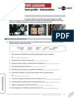 People Before Profit Intermediate Business English Article Lesson