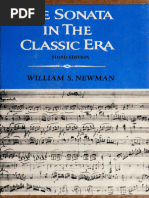 NEWMAN, William S. - The Sonata in The Classic Era