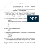 Lista QF QG Propriedades Periódicas