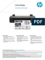 HP DesignJet T230 24-In Printer 5HB07A v3