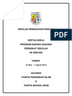 Kertas Kerja Program Dakwah 2024