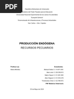 Recursos Pecuarios