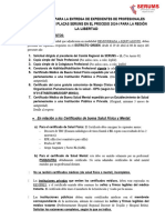 Procedimiento de Recepción de Expediente