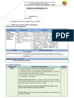 SESIÓN DE APRENDIZAJE N°07 1ro