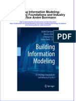 (Download PDF) Building Information Modeling Technology Foundations and Industry Practice Andre Borrmann Online Ebook All Chapter PDF