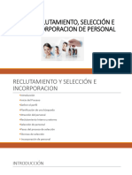 Reclutamiento, Selección E Incorporacion de Personal