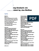 MAH'S JOINT Analysis