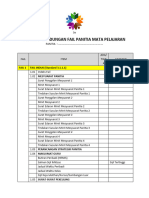 Senarai Semak Kandungan Fail Panitia Terkini