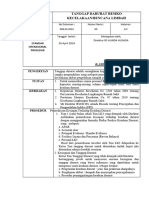 SOP Tanggap Darurat Kecelakaan Ataubencana Limbah