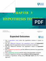 Chapter 3 Hypothesis Testing