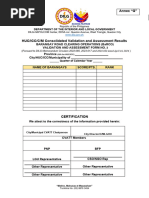 Annex G-City-Municipal Consolidated BaRCO Validation and Assessment Result-Form No. 3 - March 09