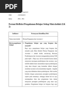 Jurnal Refleksi - Dessy Anggraeni - Prinsip Pengajaran Dan Asesmen 1