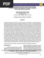 Systems Operations and Infrastructure Division of The Philippine Statistics Authority Towards Real-Time Service Delivery