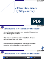 Control Flow Statements