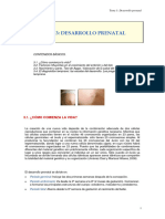 TEMA 3. Desarrollo - Prenatal