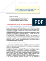 Tema 1. Coordenadas Generales de La Psicologã A Del Desarrollo