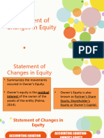 Statement of Changes in Equity