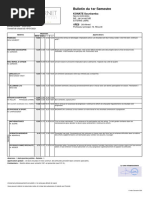 Bulletin Du 1er Semestre: KONATE Sounkamba