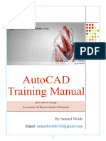 Lecture 2&3 - Autocad Manual + Assignment