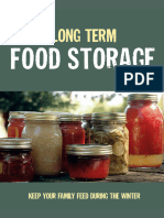 Survival Long Term Food Storage