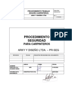 PTS Procedimiento Trabajo en Carpinteria y Remodelacion