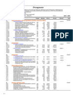 03.01 Presupuesto Presupuesto Final