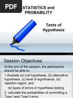 Chapter V Tests of Hypothesis 6