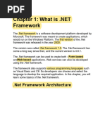 Chapter-1 - What Is .NET Framework - Noted