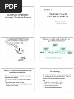 Lecture 4 - Prob and RV - ST