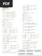 CIFRA Cadeias Quebrar - Sarah Oliveira / PDF