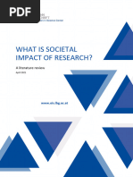 Literature Review Societal Research Impact