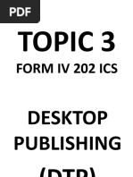 Desktop Publishing Form Iv 2020