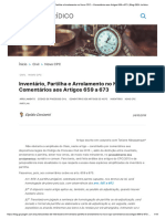 Inventário, Partilha e Arrolamento No Novo CPC - Comentários Aos Artigos 659 A 673 - Blog GEN Jurídico