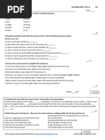 Vocabulary Test 3A