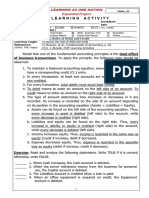 FABM1 LAS 20 Rules of Debits and Credits