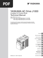 Variador J1000 - TM - SIEP - C710606 - 32