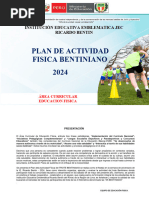 Plan de Educacion Fisica 2024 Trote Bentiniano