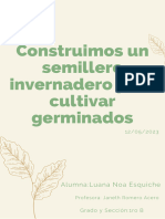 Construimos Un Semillero Invernadero para Cultivar Germinados