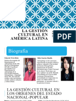 La Gestión Cultural en América Latina