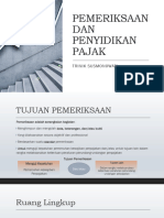 Pemeriksaan DAN Penyidikan Pajak: Trinik Susmonowati