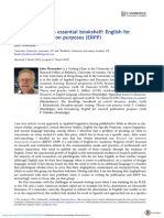 John Flowerdews Essential Bookshelf English For Research Publication Purposes Erpp