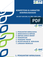 Kompetisi, Karakter Kewirausahaan. PDFF