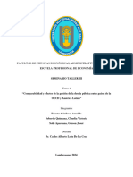 Tarea 4 - Comparabilidad y Efectos de La Gestión de La Deuda Pública Entre Países de La OECD y América Latina