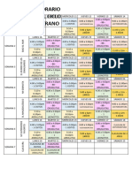 Horario de Clases